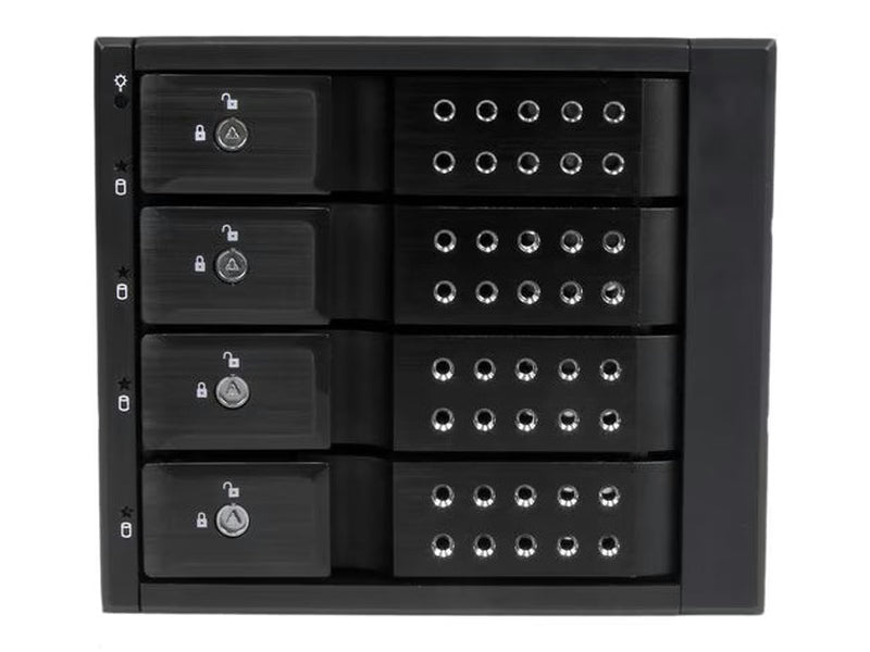 StarTech 4 Bay Aluminum Trayless Hot Swap Mobile Rack Backplane for 3.5in SAS II/SATA III - 6 Gbps HDD