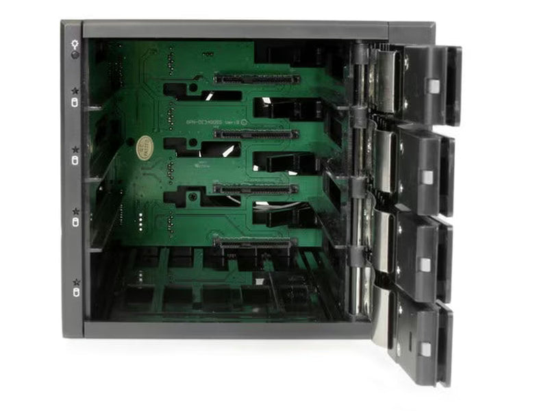 StarTech 4 Bay Aluminum Trayless Hot Swap Mobile Rack Backplane for 3.5in SAS II/SATA III - 6 Gbps HDD