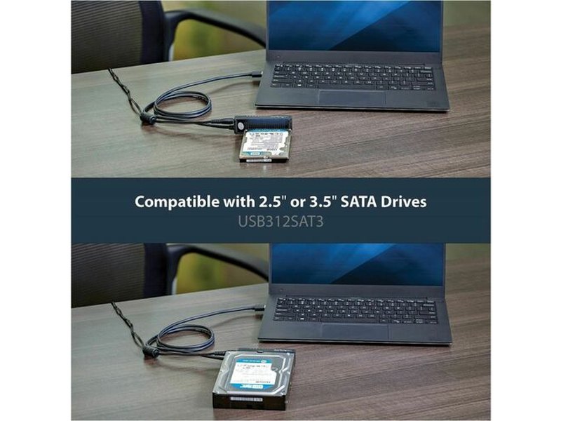 StarTech USB 3.1 10 Gbps Adapter Cable for 2.5" and 3.5" SATA Drives