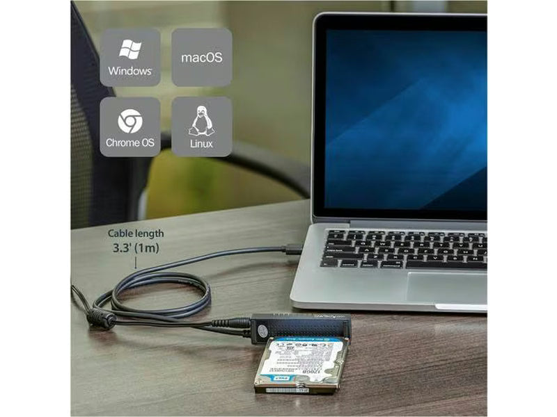 StarTech USB 3.1 10 Gbps Adapter Cable for 2.5" and 3.5" SATA Drives