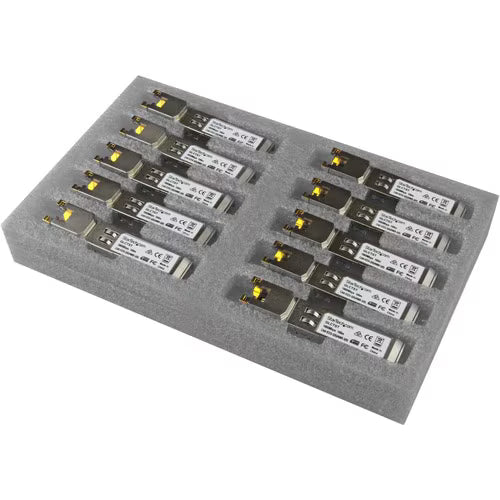 StarTech Gigabit RJ45 Copper SFP Transceiver Module - Cisco GLC-T Compatible - 10 Pack