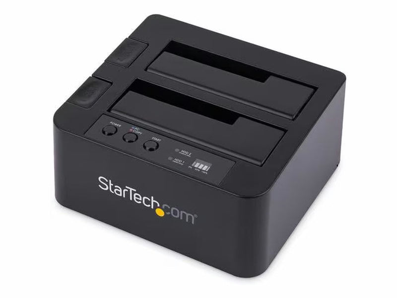 StarTech eSATA / USB 3.0 Hard Drive Duplicator Dock – Standalone HDD Cloner with SATA 6Gbps for fast-speedduplication
