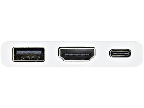 StarTech USB-C to 4K HDMI Multifunction Adapter withPower Delivery and USB-A Port - White
