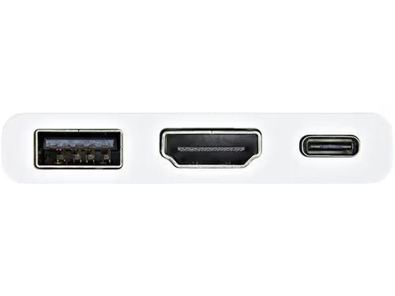 StarTech USB-C to 4K HDMI Multifunction Adapter withPower Delivery and USB-A Port - White