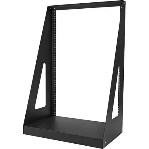StarTech 2-Post 16U Heavy-Duty Desktop Server Rack, Small Open Frame 19in Network Rack for Home/Office IT Equipment