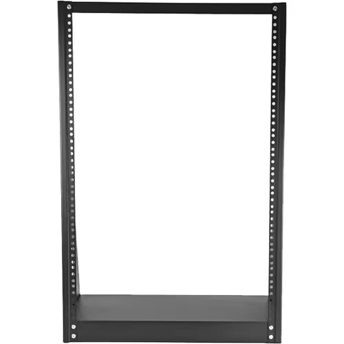 StarTech 2-Post 16U Heavy-Duty Desktop Server Rack, Small Open Frame 19in Network Rack for Home/Office IT Equipment