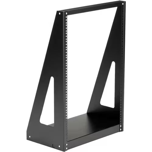 StarTech 2-Post 16U Heavy-Duty Desktop Server Rack, Small Open Frame 19in Network Rack for Home/Office IT Equipment