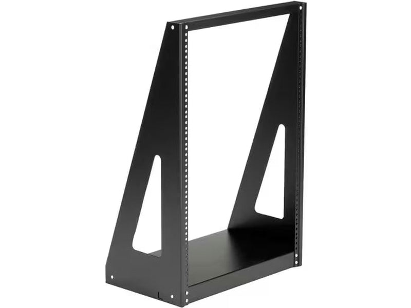 StarTech 2-Post 16U Heavy-Duty Desktop Server Rack, Small Open Frame 19in Network Rack for Home/Office IT Equipment
