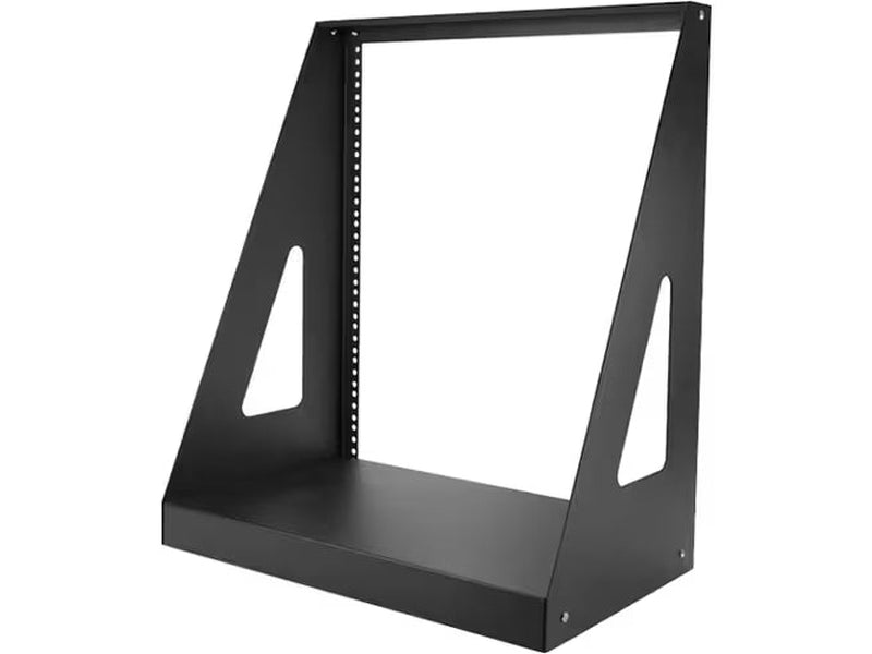StarTech 2-Post 12U Heavy-Duty Desktop Server Rack, Small Open Frame 19in Network Rack for Home/Office IT Equipment