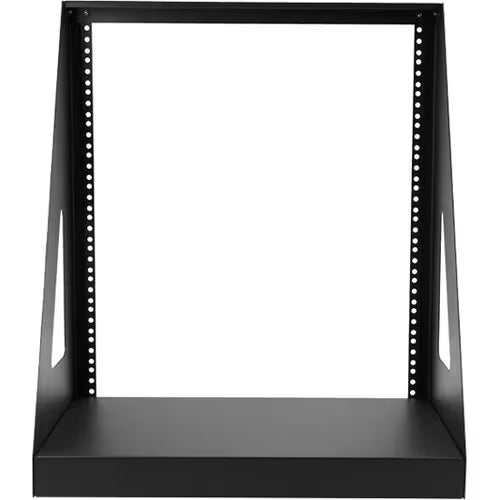 StarTech 2-Post 12U Heavy-Duty Desktop Server Rack, Small Open Frame 19in Network Rack for Home/Office IT Equipment