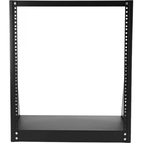 StarTech 2-Post 12U Heavy-Duty Desktop Server Rack, Small Open Frame 19in Network Rack for Home/Office IT Equipment