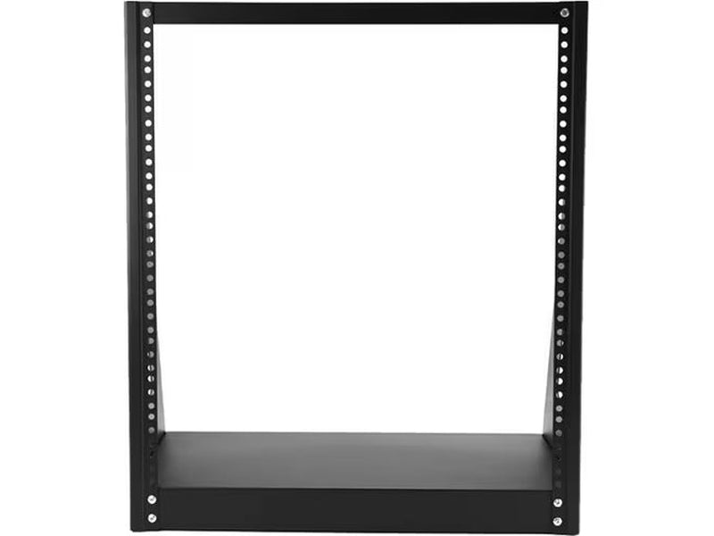 StarTech 2-Post 12U Heavy-Duty Desktop Server Rack, Small Open Frame 19in Network Rack for Home/Office IT Equipment