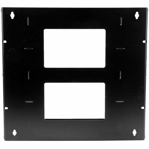 StarTech 2-Post 8U Open Frame Wall Mount Network Rack with Built-in Shelf and Adjustable Depth, Computer Rack for IT Equipment
