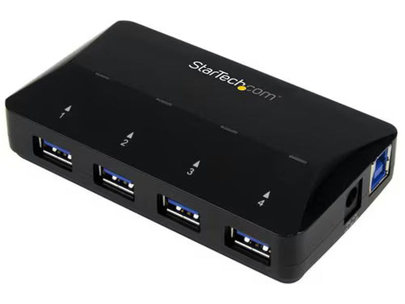 StarTech 4-Port USB 3.0 Hub plus Dedicated Charging Port - 1 x 2.4A Port