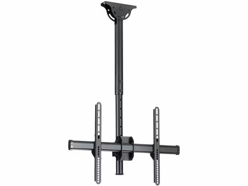 StarTech Flat-Screen TV Ceiling Mount, Full-Motion Hanging Single Screen Vesa Mount for 32"-75" TVs / Displays - Height Adjustable Telescopic Pole