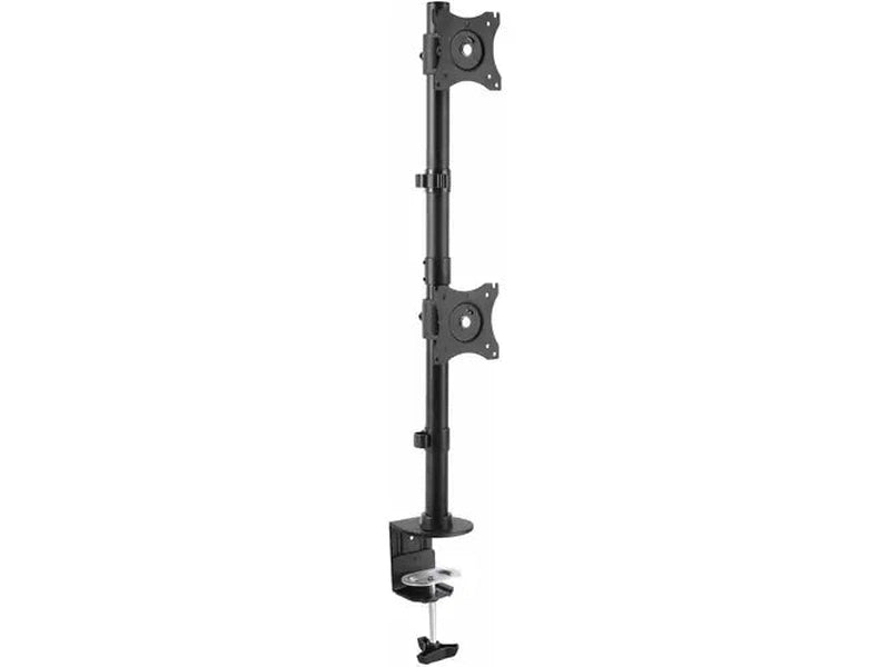 StarTech Desk Mount Dual Monitor Mount, Vertical, Steel Dual Monitor Arm, For VESA Mount Monitors up to 27"