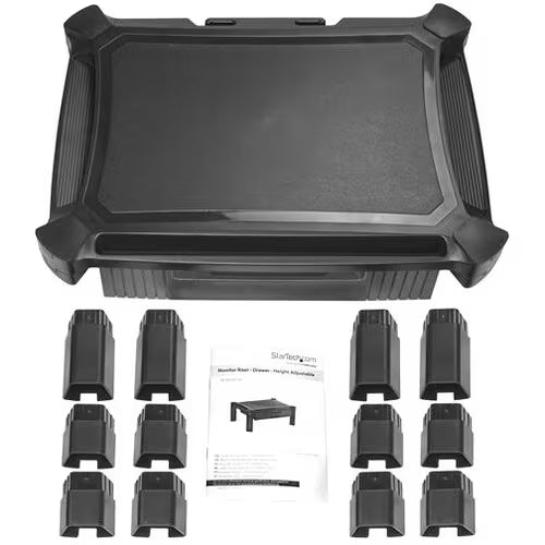 StarTech Adjustable Monitor Riser, Drawer, Monitors up to 32" 22lb/10kg