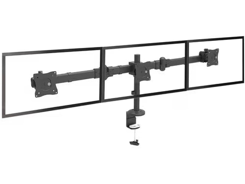 StarTech Desk Mount Triple Monitor Arm for 3 VESA 27" 17.6lb/8kg Displays