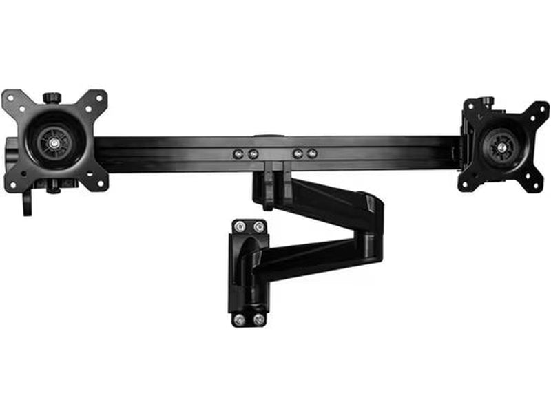 StarTech Wall Mount Dual Monitor Arm, Articulating Ergonomic VESA Wall Mount for 2x 24" 11lb/5kg Screens