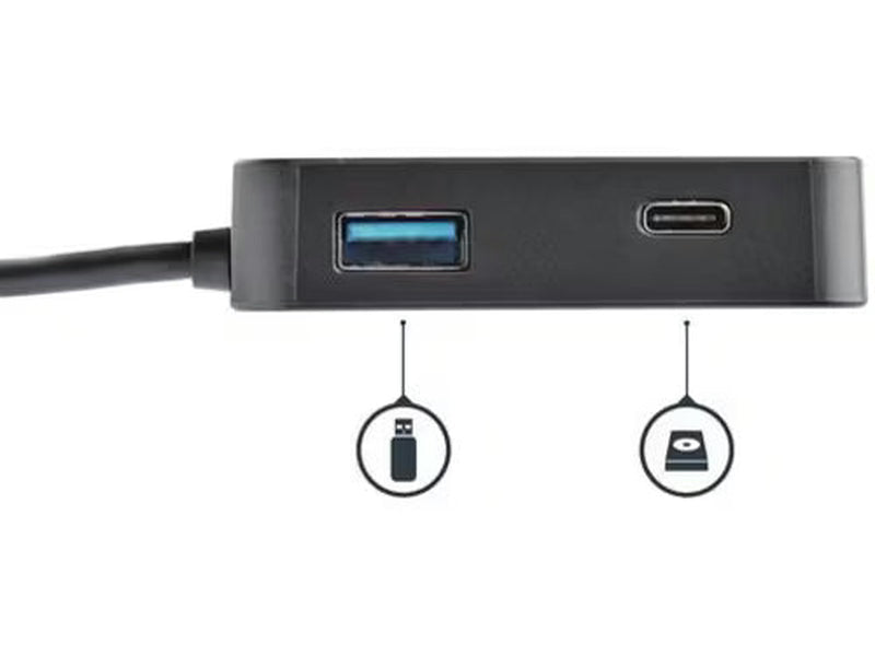StarTech USB-C Multiport Adapter for Laptops - 4K HDMI -GbE - USB-C - USB-A