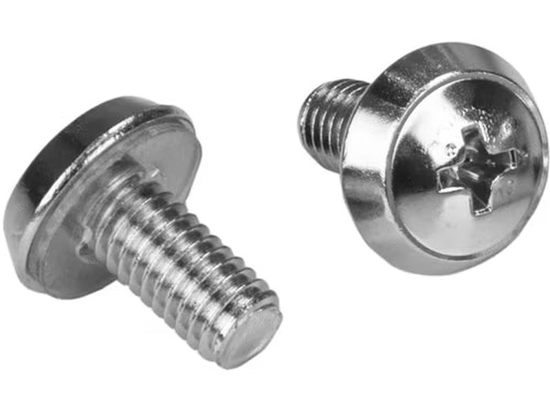 StarTech M6 Rack Screws and M6 Cage Nuts - 20 Pack