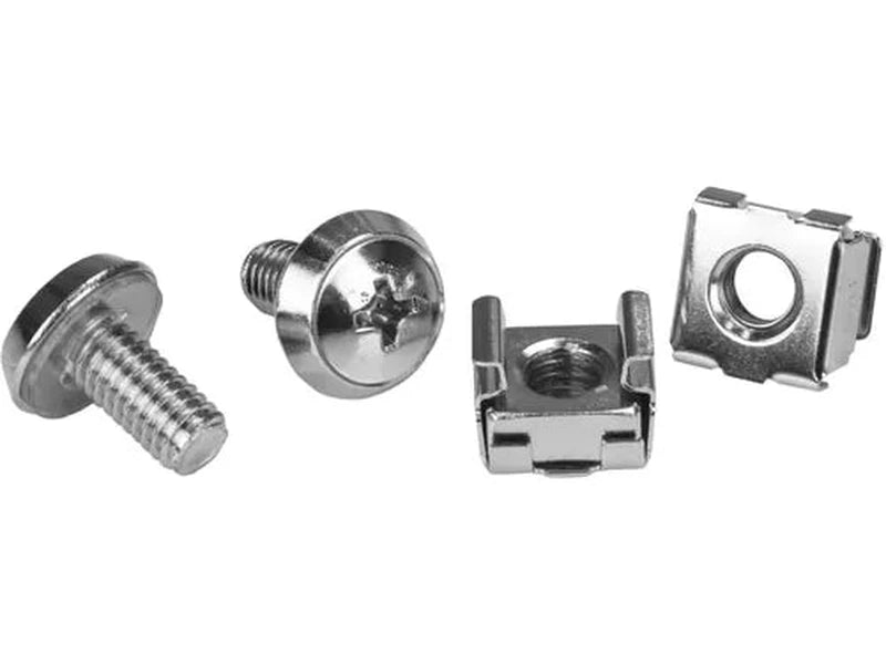 StarTech M6 Rack Screws and M6 Cage Nuts - 20 Pack