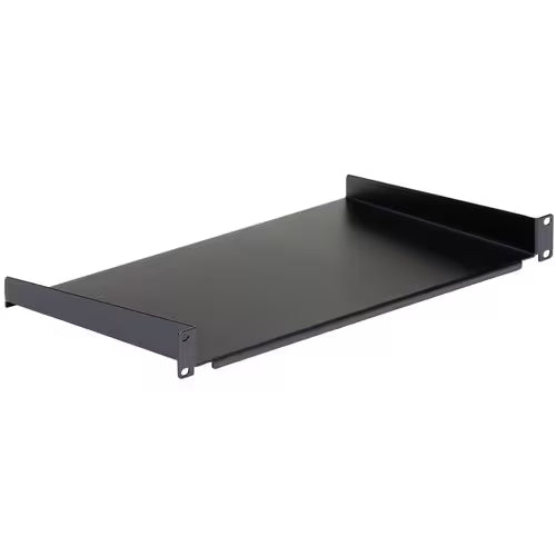 StarTech 1U Server Rack Cabinet Shelf - Fixed 10" Deep Cantilever Rackmount Tray for 19" Data/AV/Network Enclosure w/cage nuts, screws
