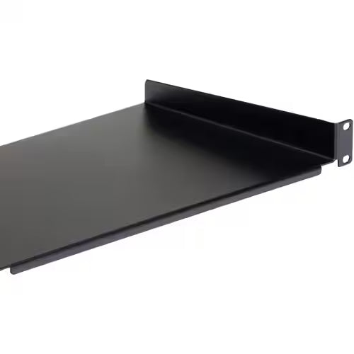 StarTech 1U Server Rack Cabinet Shelf - Fixed 10" Deep Cantilever Rackmount Tray for 19" Data/AV/Network Enclosure w/cage nuts, screws