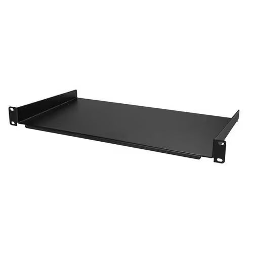 StarTech 1U Server Rack Cabinet Shelf - Fixed 10" Deep Cantilever Rackmount Tray for 19" Data/AV/Network Enclosure w/cage nuts, screws