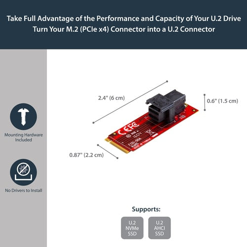 StarTech M.2 to U.2 Adapter