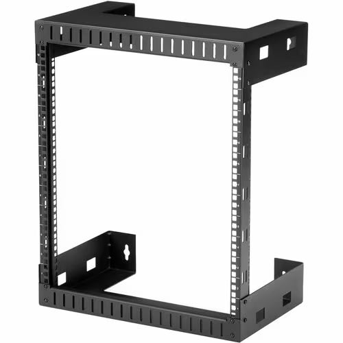 StarTech 2-Post 12U Heavy-Duty Wall-Mount Network Rack, 19" Open Frame Server Rack for Computer Equipment, Wall Mount Data Rack