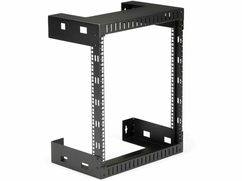 StarTech 2-Post 12U Heavy-Duty Wall-Mount Network Rack, 19" Open Frame Server Rack for Computer Equipment, Wall Mount Data Rack