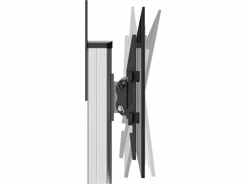 StarTech Mobile Media Center for Flat-Screen TV - One-Touch Height Adjustment