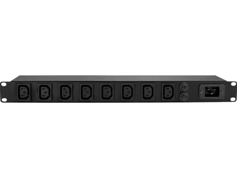 StarTech 8-Port Rack-Mount PDU with C13 Outlets - 16 A -10 ft. Power Cord AS3112 - 1U