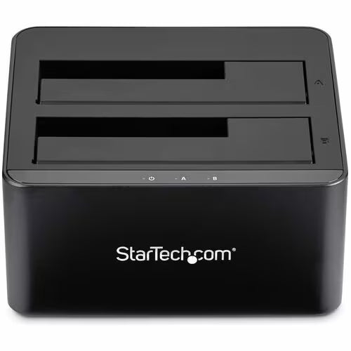 StarTech Dual-Bay SATA HDD Docking Station for 2 x2.5/3.5" SATA SSDs/HDDs - USB 3.0