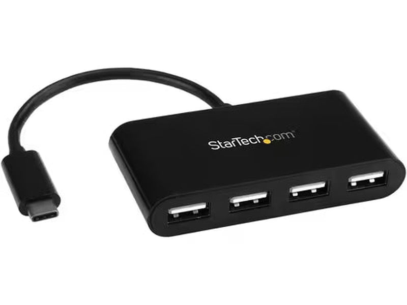 StarTech 4-Port USB-C Hub - Mini Hub - USB-C to 4x USB-A -USB 2.0