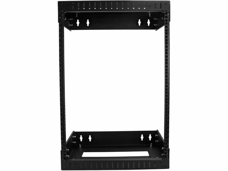 StarTech 2-Post 15U Heavy-Duty Wall Mount Network Rack, 19" Open Frame Server Rack with Adjustable Depth