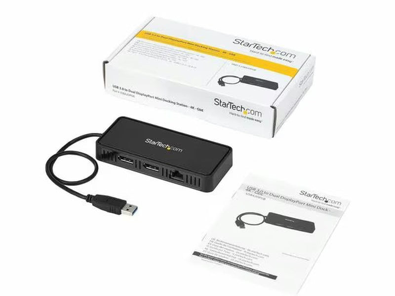 StarTech USB 3.0 Type A Docking Station for Notebook - Black