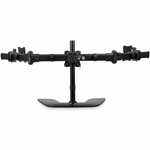 StarTech Triple-Monitor Stand for Monitors 13” to 27” Adjustable VESA Computer Monitor Stand for 3 Monitor Setup