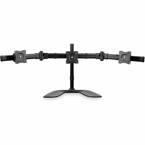 StarTech Triple-Monitor Stand for Monitors 13” to 27” Adjustable VESA Computer Monitor Stand for 3 Monitor Setup