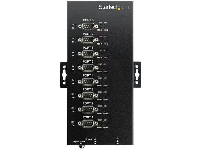 StarTech 8-Port Industrial USB to RS-232/422/485 SerialAdapter - 15 kV ESD Protection