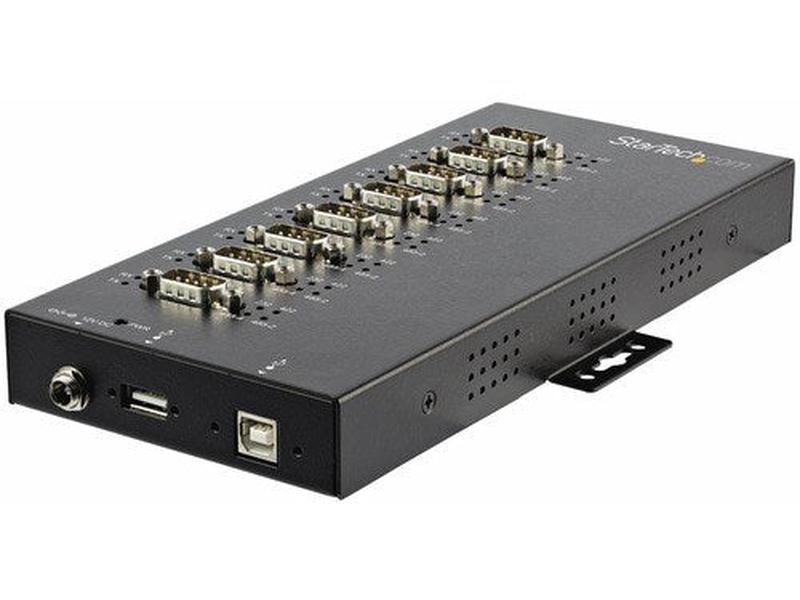 StarTech 8-Port Industrial USB to RS-232/422/485 SerialAdapter - 15 kV ESD Protection