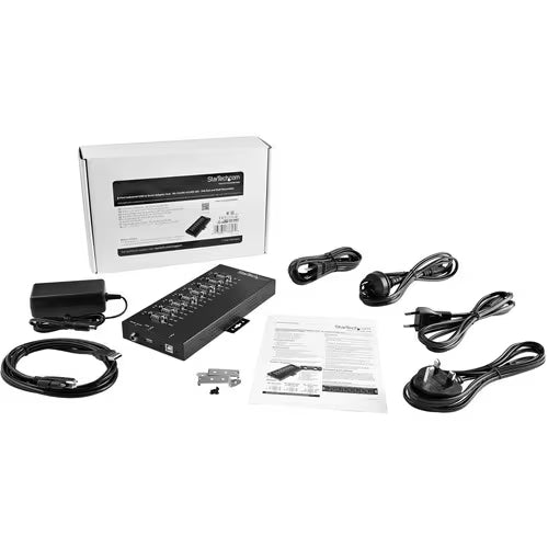 StarTech 8-Port Industrial USB to RS-232/422/485 SerialAdapter - 15 kV ESD Protection