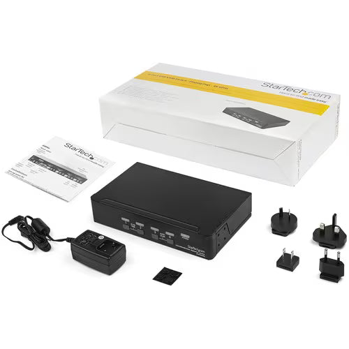 StarTech 4 Port DisplayPort KVM Switch 4K 60Hz