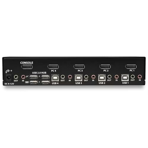 StarTech 4 Port DisplayPort KVM Switch 4K 60Hz