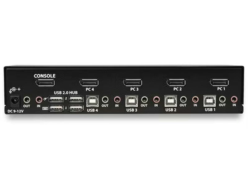 StarTech 4 Port DisplayPort KVM Switch 4K 60Hz