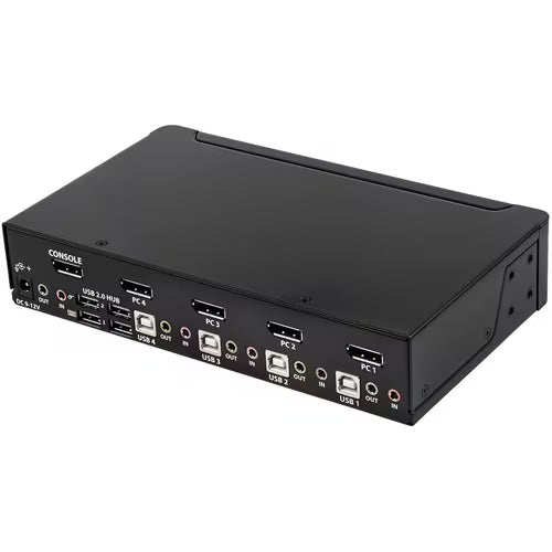 StarTech 4 Port DisplayPort KVM Switch 4K 60Hz