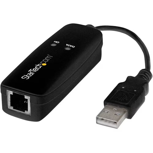 StarTech 56K USB Dial-up and Fax Modem - V.92 - External -Hardware Based