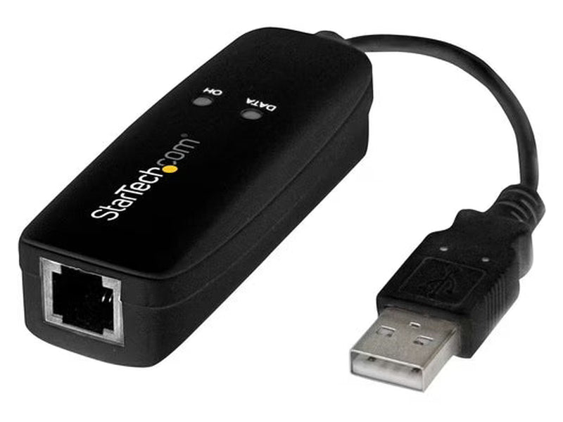 StarTech 56K USB Dial-up and Fax Modem - V.92 - External -Hardware Based