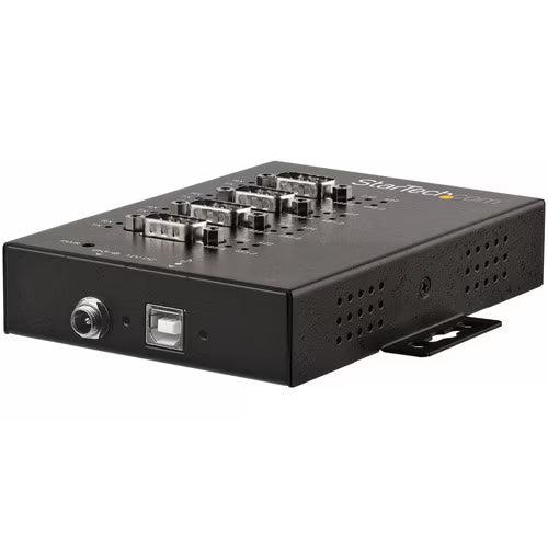 StarTech 4-Port Industrial USB to RS-232/422/485 SerialAdapter - 15 kV ESD Protection